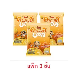โดเน่ คาราเมลบอล ข้าวโพดผสมข้าวอบกรอบ