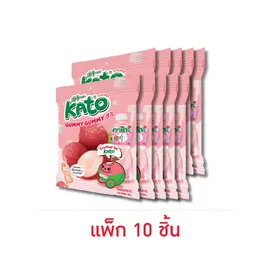 กาโตะกัมมี่ เยลลี่เจลาตินผสมน้ำองุ่นกลิ่นลิ้นจี่