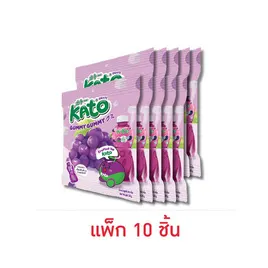 กาโตะกัมมี่ เยลลี่เจลาตินผสมน้ำองุ่นกลิ่นองุ่น