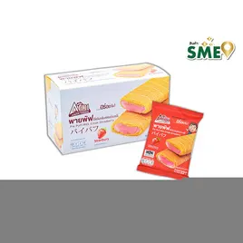 อร่อย พายพัฟไส้ครีม กลิ่นสตรอว์เบอร์รี่