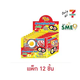 พิพ เจลลี่เซ็ทอาหารเช้า&ป๊อบปิ้งแคนดี้สตรอเบอร์รี่
