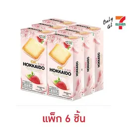 โอเค ฮอกไกโด แซนวิชคุกกี้สอดไส้ครีมรสสตรอเบอร์รี่