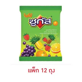 ซูกัส จัมโบ้ ลูกอมกลิ่นผลไม้แบบถุง