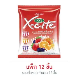 เอ็กซ์โอเอ็กซ์ไซด์ ลูกอมรวม รสครีมกลิ่นผลไม้ 35.