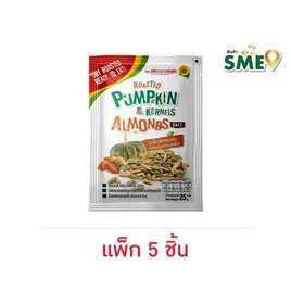 ฟลาวเวอร์ฟูด เมล็ดฟักทองและอัลมอนด์อบเกลือ