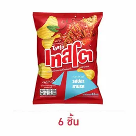 เทสโตแผ่นหยัก รสปลาสามรส