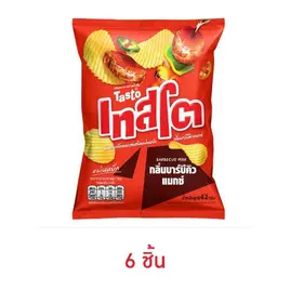 เทสโตแผ่นหยัก กลิ่นบาร์บีคิวแมกซ์