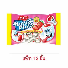 เออร์โก้ เมลโล่พลัส มาร์ชแมลโลว์มินิไส้แยมสตรอเบอร์รี่