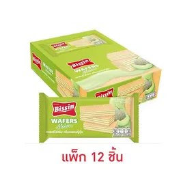 บิสชิน เวเฟอร์ไส้ครีมกลิ่นเมลอนญี่ปุ่น