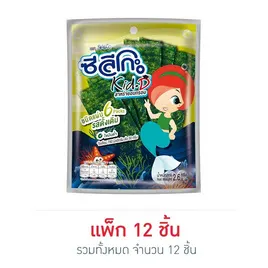 ซีลีโกะ Kid-D สาหร่ายอบกรอบชนิดแผ่น รสดั้งเดิม 2.