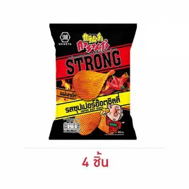 คารามูโจ้สตรอง แผ่นหยัก รสซุปเปอร์ฮอตชิลลี่