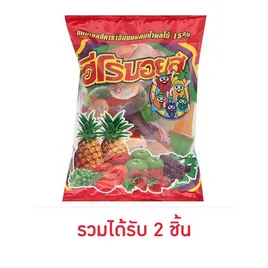 ฮีโร่บอย เจลลี่กลิ่นผลไม้รวมถุง