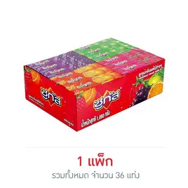 ซูกัส ลูกอมรวมรสผลไม้