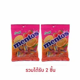 เมนทอส ลูกอมรสผลไม้ รุ่นถุง 118.