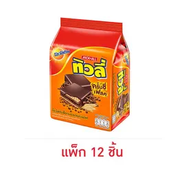ทิวลี่ เวเฟอร์สอดไส้โอวัลตินช็อกมอลต์และเฟลค