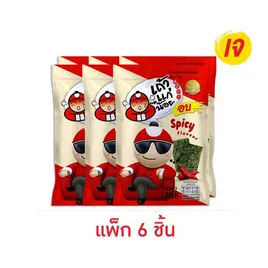 เถ้าแก่น้อย สาหร่ายอบปรุงรส รสเผ็ด
