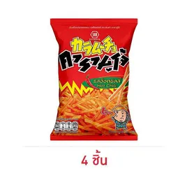 คารามูโจ้ มันฝรั่งแท่งทอดกรอบ รสฮ๊อตชิลลี่