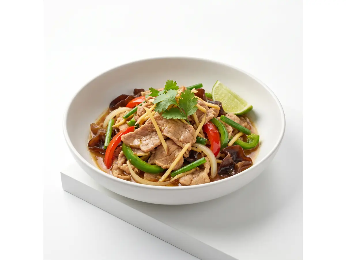 หมูผัดขิง