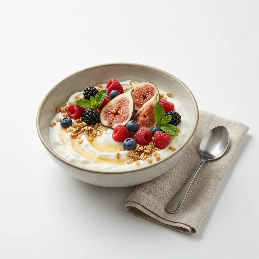 Greek Yogurt Fruit Bowl