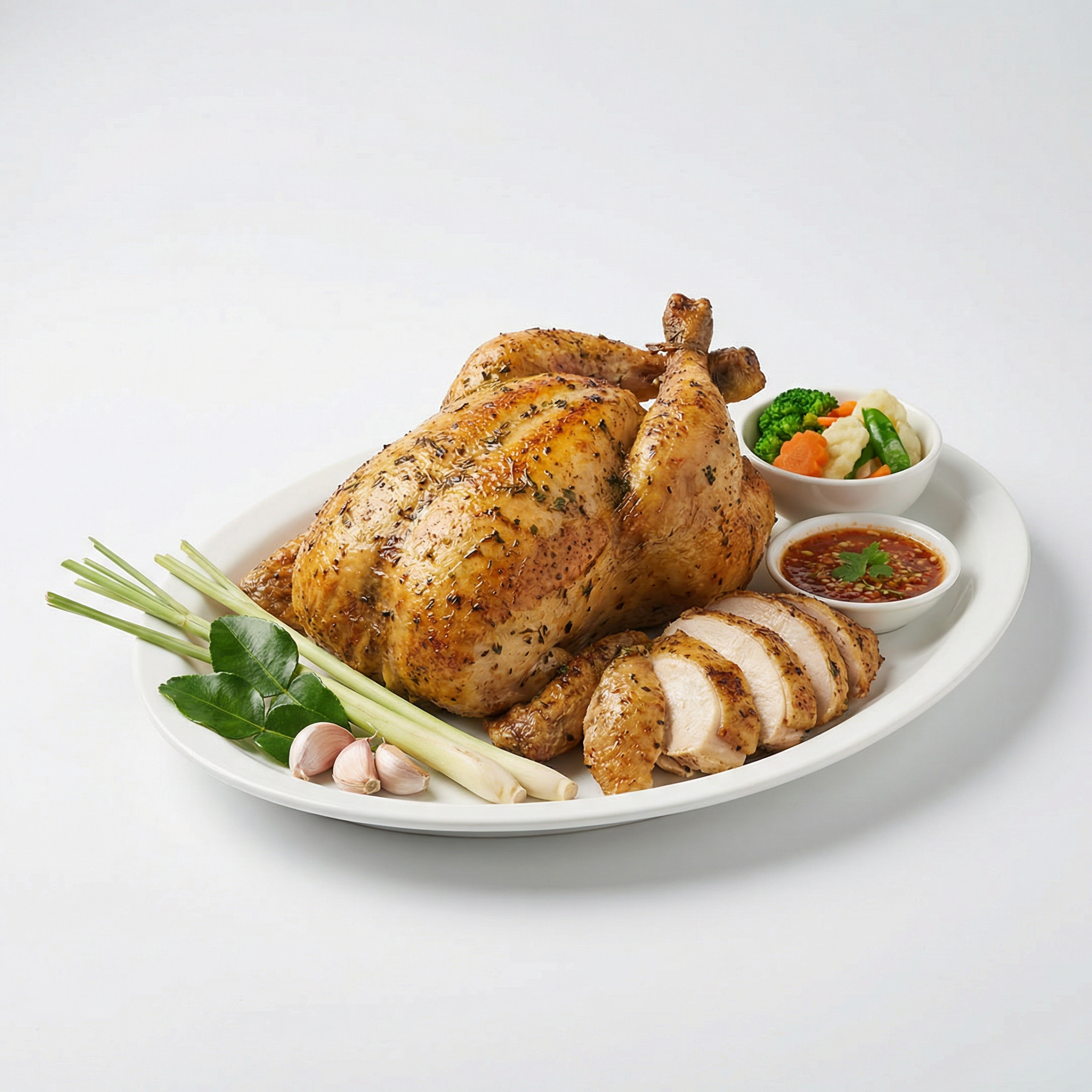 ไก่อบสมุนไพร