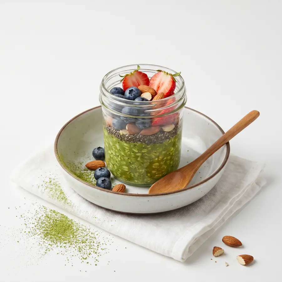 matcha protein overnight oats recipe