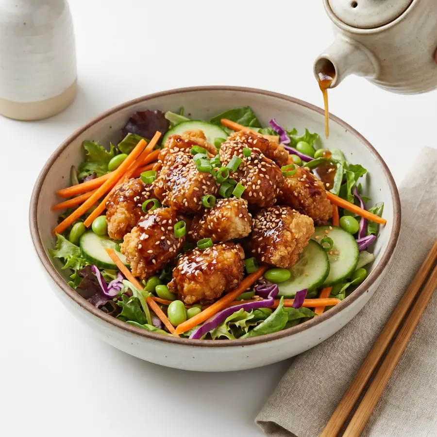 สูตรสลัดอกไก่งาคั่ว