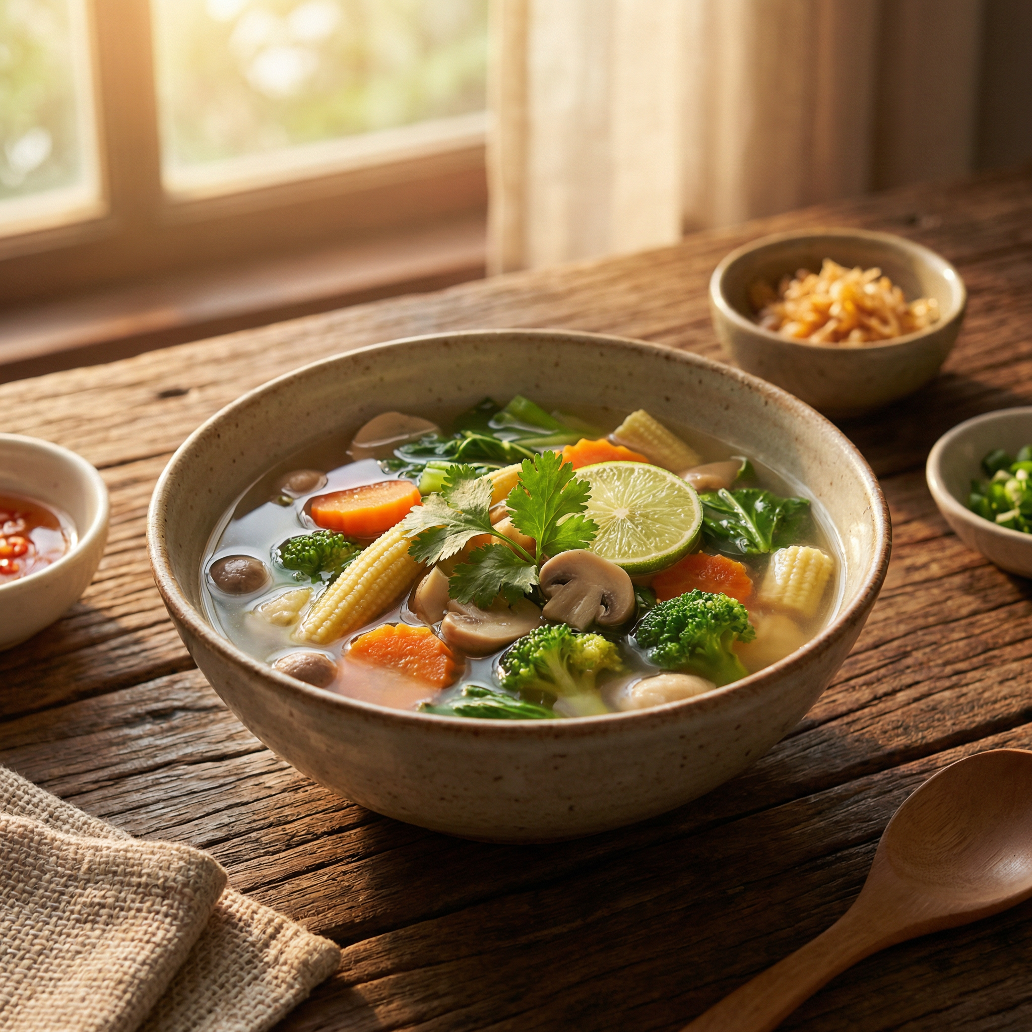 ซุปผักรวมคลีน