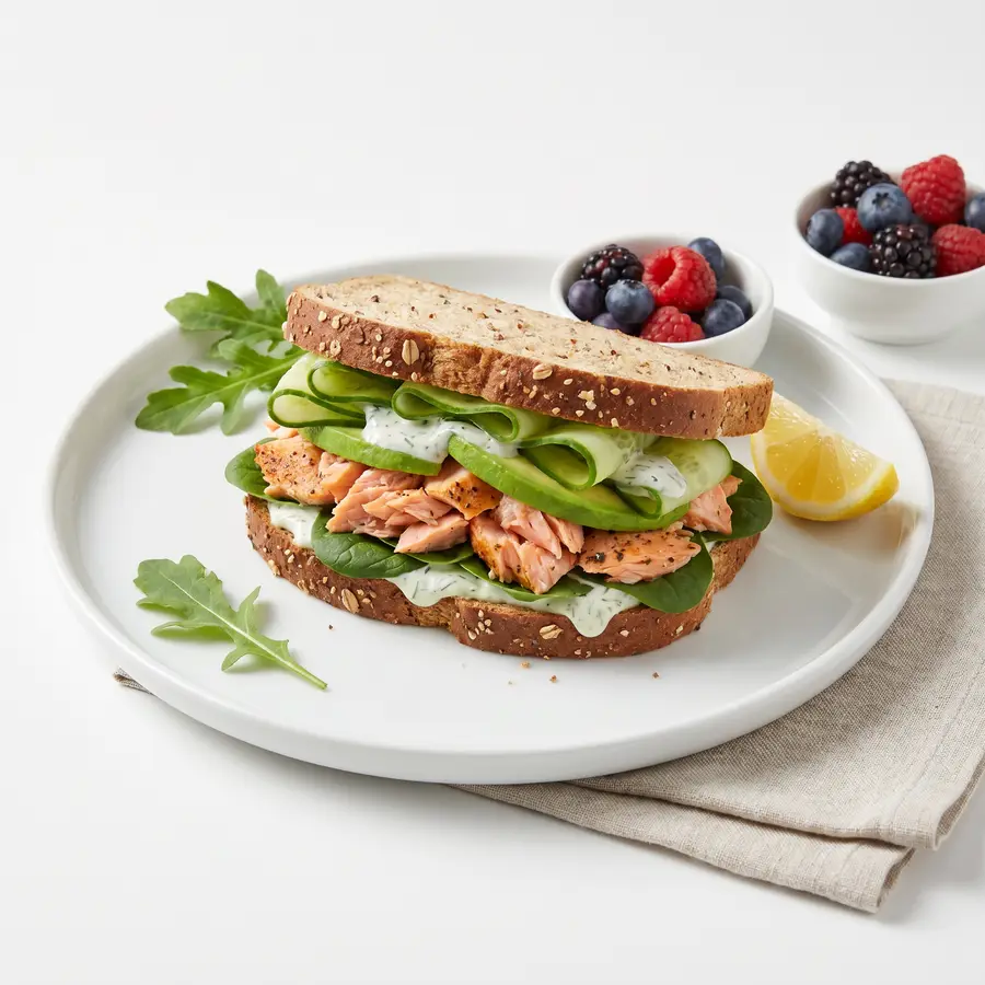 weight loss salmon sandwich recipe